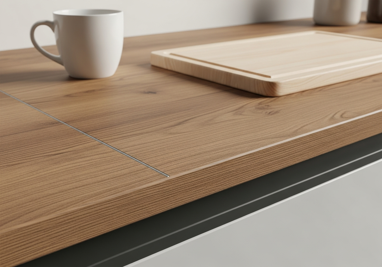 Plan de travail stratifié